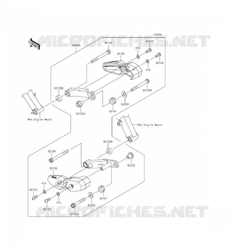 ACCESSOIRE(SHROUD SLIDER) Kawasaki MOTOS 1000 2014 Z1000 ABS  ZR1000GEF