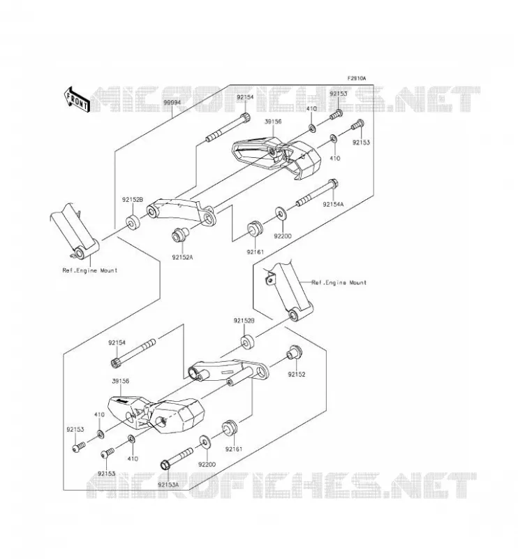 ACCESSOIRE(SHROUD SLIDER) Kawasaki MOTOS 1000 2014 Z1000 ABS  ZR1000GEFA