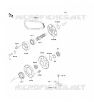ARBRE SECONDAIRE pour Kawasaki ZEPHYR 1100