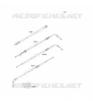 CABLES pour Kawasaki ZEPHYR 1100