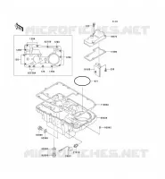 COUVERCLE RENIFLARD/CARTER D'HUILE pour Kawasaki ZEPHYR 1100