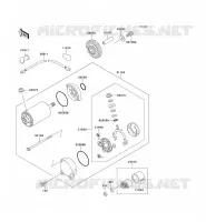 D&Eacute;MARREUR pour Kawasaki ZEPHYR 1100