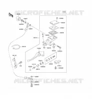 EMBRAYAGE MAITRE CYLINDRE pour Kawasaki ZEPHYR 1100