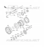 EMBRAYAGE pour Kawasaki ZEPHYR 1100
