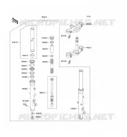 FOURCHE pour Kawasaki ZEPHYR 1100