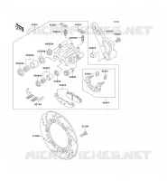 FREIN ARRIERE pour Kawasaki ZEPHYR 1100