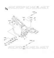 PIECE DE CADRE (COUVERTURE) pour Kawasaki ZEPHYR 1100