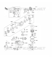 POMPE A HUILE pour Kawasaki ZEPHYR 1100