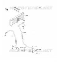 RADIATEUR D'HUILE pour Kawasaki ZEPHYR 1100