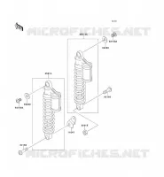 SUSPENSION/AMORTISSEUR pour Kawasaki ZEPHYR 1100