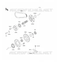 ARBRE SECONDAIRE pour Kawasaki ZEPHYR 1100