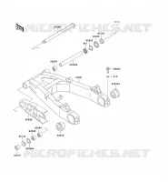 BRAS OSCILLANT pour Kawasaki ZEPHYR 1100