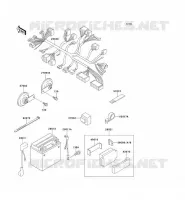 CHASSIS EQUIPMENT ELECTRIQUE pour Kawasaki ZEPHYR 1100