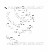 &Eacute;CHAPPEMENT pour Kawasaki ZEPHYR 1100