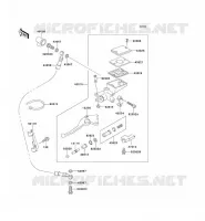 EMBRAYAGE MAITRE CYLINDRE pour Kawasaki ZEPHYR 1100