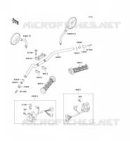 GUIDON pour Kawasaki ZEPHYR 1100