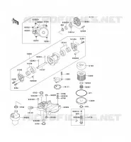 POMPE A HUILE pour Kawasaki ZEPHYR 1100