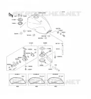RESERVOIR CARBURANT pour Kawasaki ZRX1100