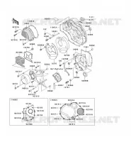 COUVERCLES MOTEUR pour Kawasaki ZRX1200R