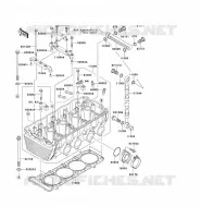 CULASSE pour Kawasaki ZRX1200R