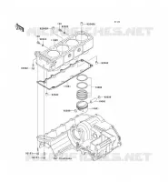 CYLINDRE/PISTON pour Kawasaki ZRX1200R