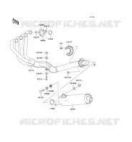 &Eacute;CHAPPEMENT pour Kawasaki ZRX1200R