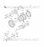EMBRAYAGE pour Kawasaki ZRX1200R