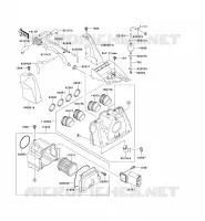 FILTRE A AIR pour Kawasaki ZRX1200R