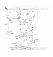 MAITRE CYLINDRE AV pour Kawasaki ZRX1200R