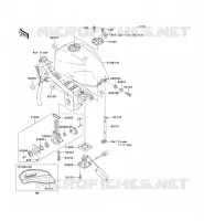 RESERVOIR CARBURANT pour Kawasaki ZRX1200R