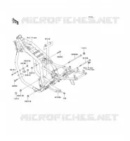 SUPPORT MOTEUR pour Kawasaki ZRX1200R