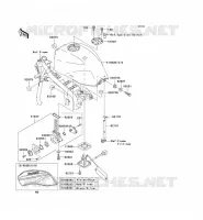 RESERVOIR CARBURANT pour Kawasaki ZRX1200S