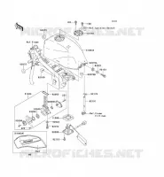 RESERVOIR CARBURANT pour Kawasaki ZRX1200S