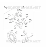 FREIN ARRIERE( ZR550B 024010) pour Kawasaki ZEPHYR