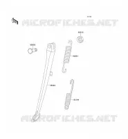 BEQUILLES pour Kawasaki ZEPHYR