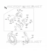 FREIN ARRIERE( ZR550B 024010) pour Kawasaki ZEPHYR