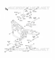 PIECE DE CADRE (COUVERTURE) pour Kawasaki ZEPHYR