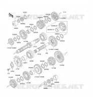 TRANSMISSION pour Kawasaki ZEPHYR