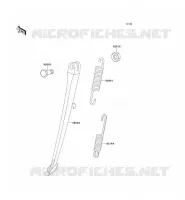 BEQUILLES pour Kawasaki ZEPHYR