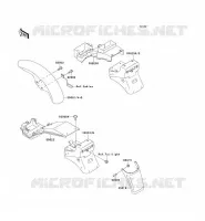 GARDE BOUE pour Kawasaki ZEPHYR