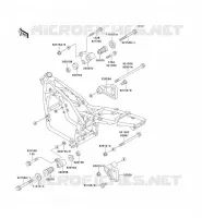 PIECE DE CADRE (COUVERTURE) pour Kawasaki ZEPHYR