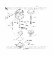 PI&Egrave;CES DE CARBURATEUR pour Kawasaki ZEPHYR
