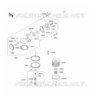 POMPE A HUILE pour Kawasaki ZEPHYR