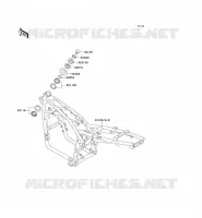 CH&Acirc;SSIS pour Kawasaki ZEPHYR