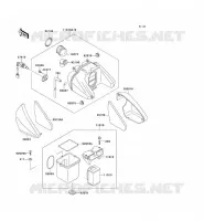 FILTRE A AIR pour Kawasaki ZEPHYR
