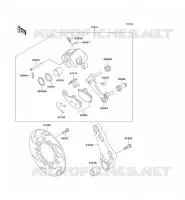 FREIN ARRIERE( ZR550B 024010) pour Kawasaki ZEPHYR