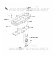 CYLINDRE/PISTON pour Kawasaki ZEPHYR