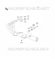 &Eacute;CHAPPEMENT pour Kawasaki ZEPHYR