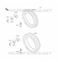 PNEUS pour Kawasaki ZEPHYR
