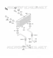 RADIATEUR D'HUILE pour Kawasaki ZEPHYR